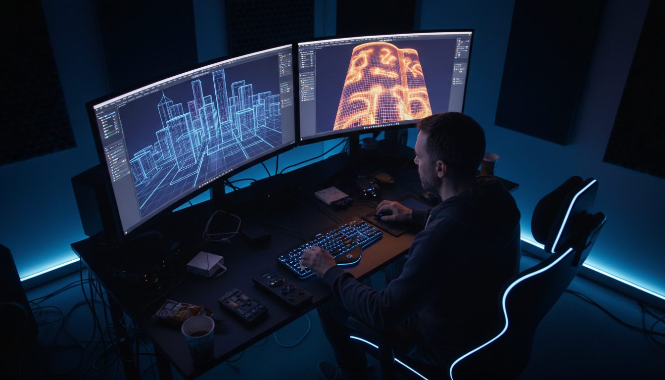 Создание 3D-контента для медиафасада